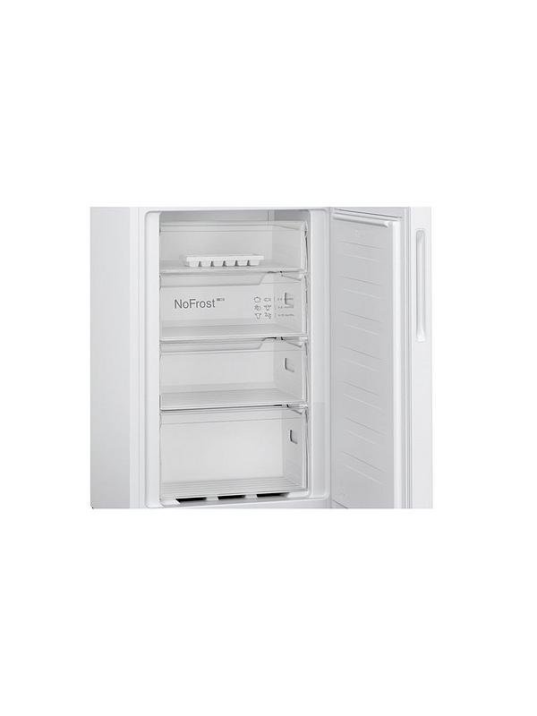 Bosch Series 2 KGN27NWEAG 50/50 Split, No Frost, 55cm Wide Fridge Freezer - White - Image 6